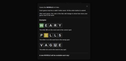 Comment jouer Wordle