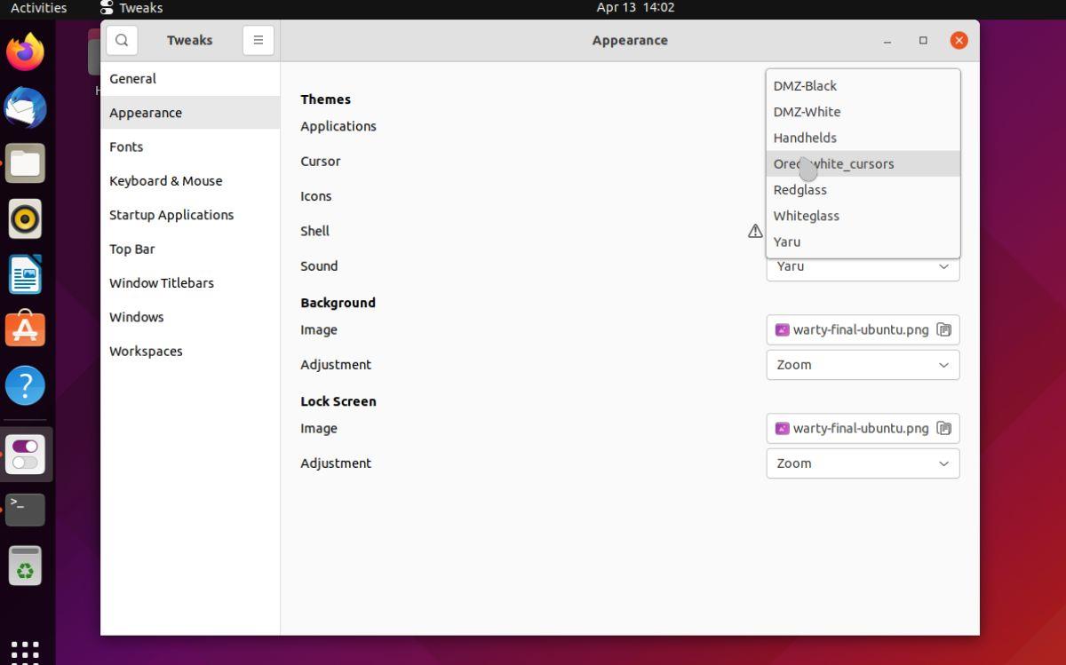 Como mudar o cursor do mouse no Ubuntu Linux