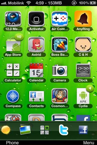 5 impresionantes temas gratuitos de Dreamboard para iOS 5