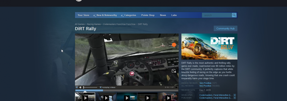 Como jogar Dirt Rally no Linux