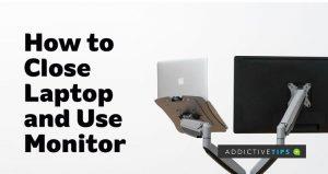 Cómo cerrar la computadora portátil y usar el monitor: 2 métodos de trabajo
