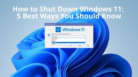 Como desligar o Windows 11: 5 melhores maneiras que você deve saber