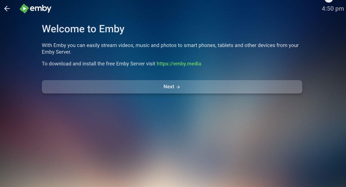 วิธีดูสื่อจาก Emby บน Chrome OS