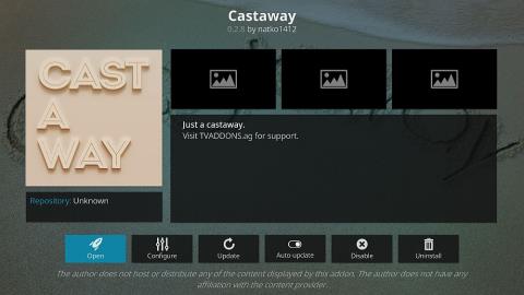 Complemento Castaway Kodi: como instalar o Castaway, é legal?