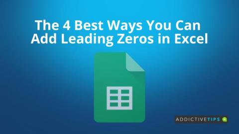 As 4 melhores maneiras de adicionar zeros à esquerda no Excel