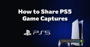 Comment partager la capture de jeu PS5