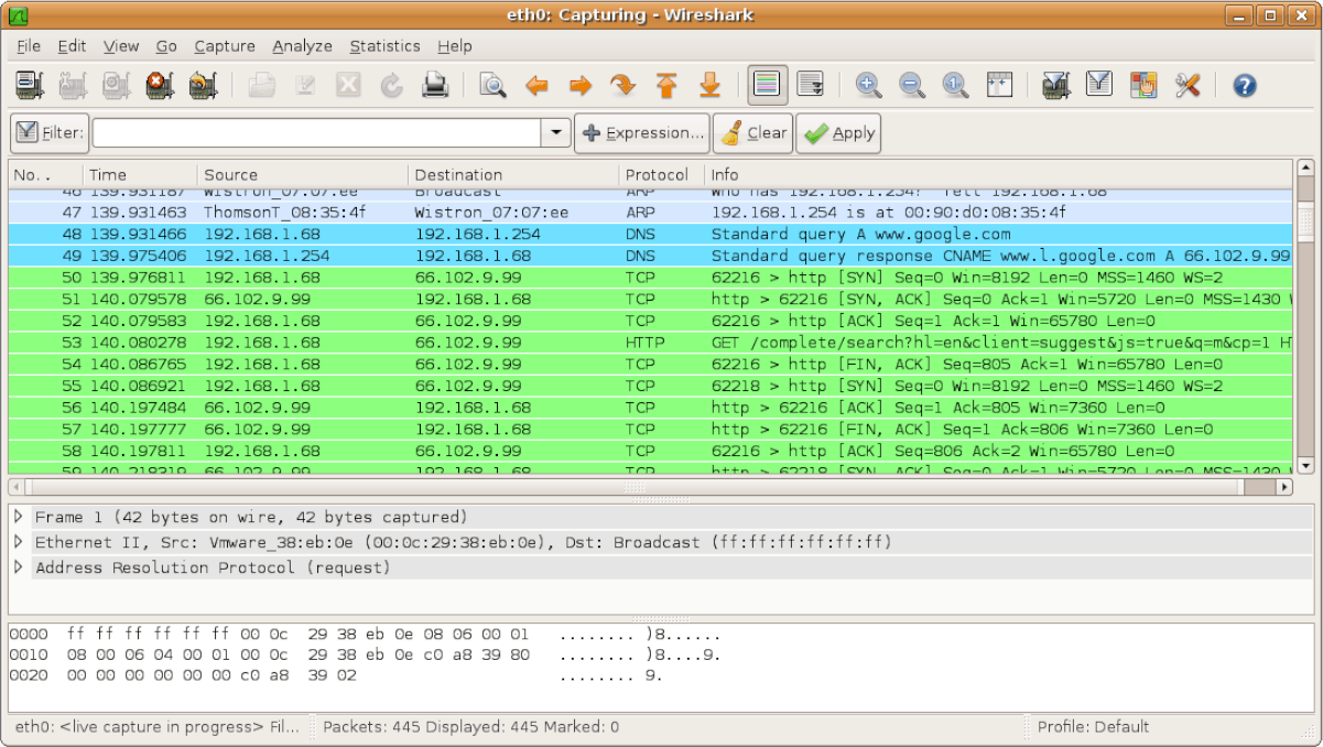 Как установить Wireshark в Linux