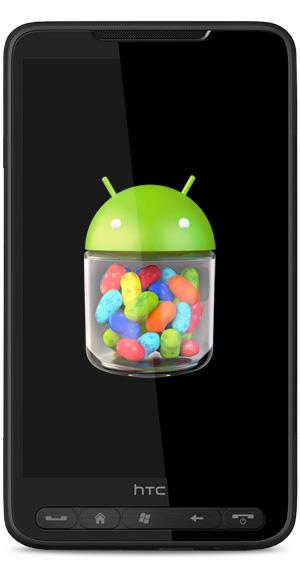 Установите порт Android 4.1 Jelly Bean на HTC HD2