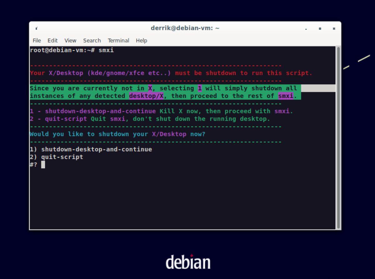 Smxi を使用して Debian インストールを管理する方法