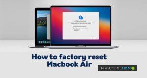 วิธีรีเซ็ต MacBook Air เป็นค่าเริ่มต้นจากโรงงาน: คำแนะนำทีละขั้นตอน