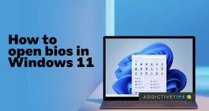 Cómo ingresar al BIOS en Windows 11: 3 métodos fáciles