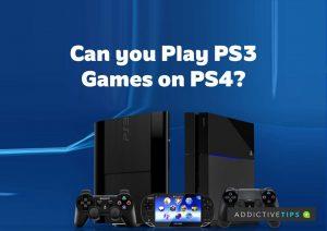 Você pode jogar jogos de PS3 no PS4?