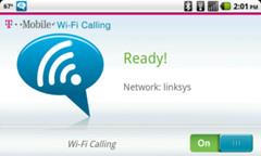 Aplicación de llamadas Wi-Fi de T-Mobile estilo pan de jengibre para dispositivos Android 2.2 FroYo