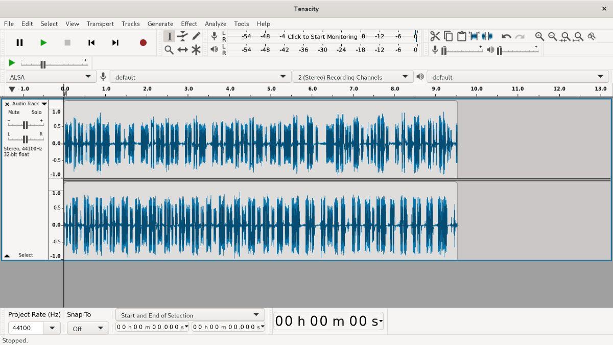 Como instalar o editor de áudio Tenacity no Linux