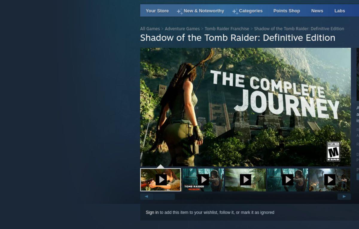 วิธีเล่น Shadow of the Tomb Raider บน Linux