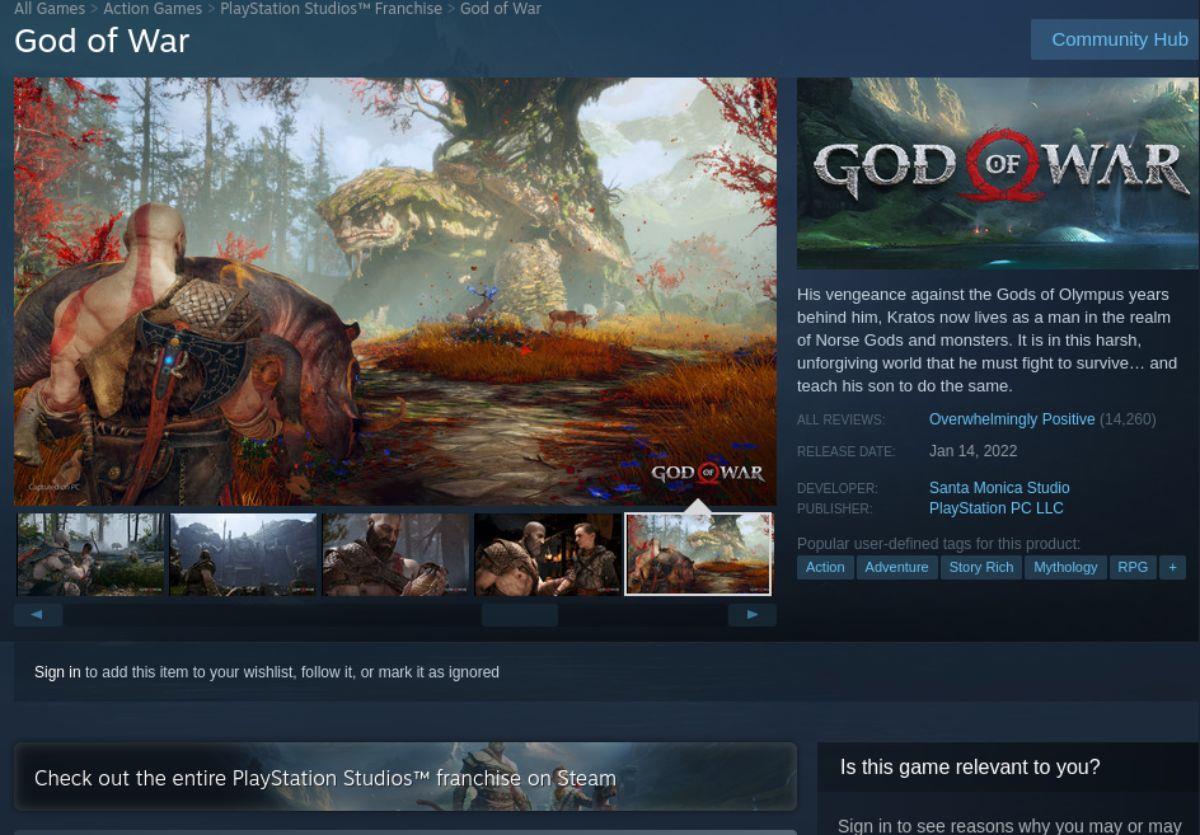 Como jogar God of War no Linux
