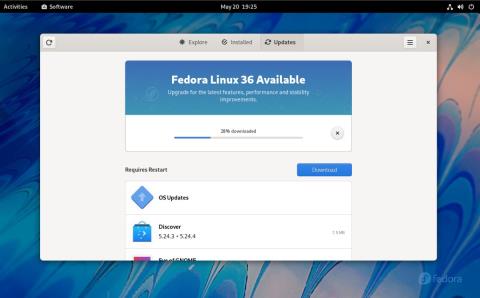 Como atualizar para o Fedora 36