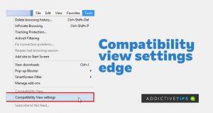 Come utilizzare la visualizzazione compatibilità su Edge