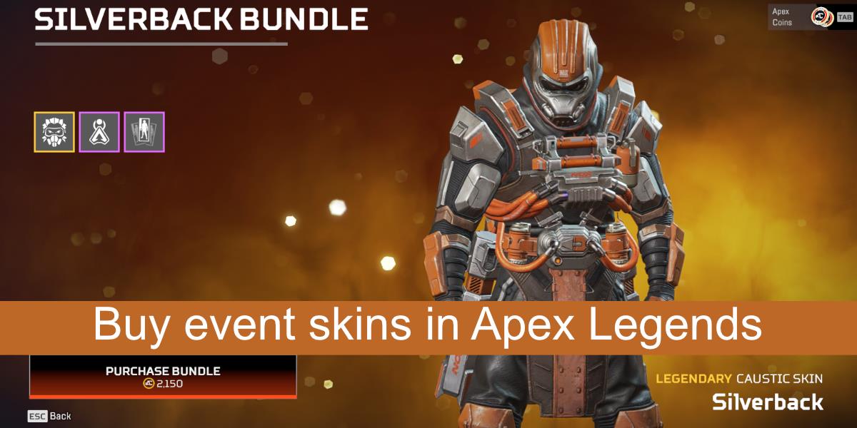 您可以在 Apex Legends 中購買活動皮膚嗎？