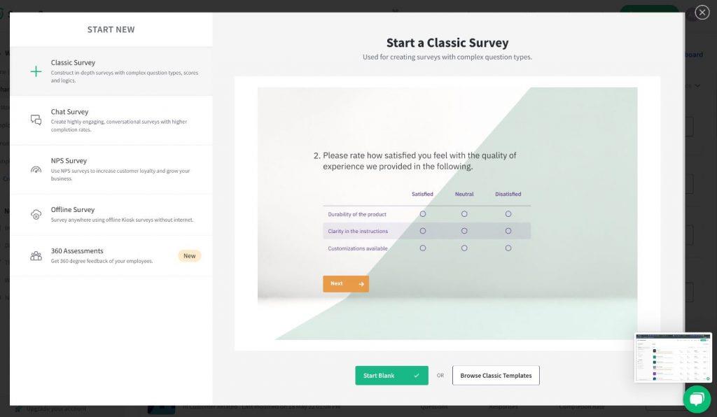 SurveySparrow: las 3 mejores herramientas de encuestas en línea