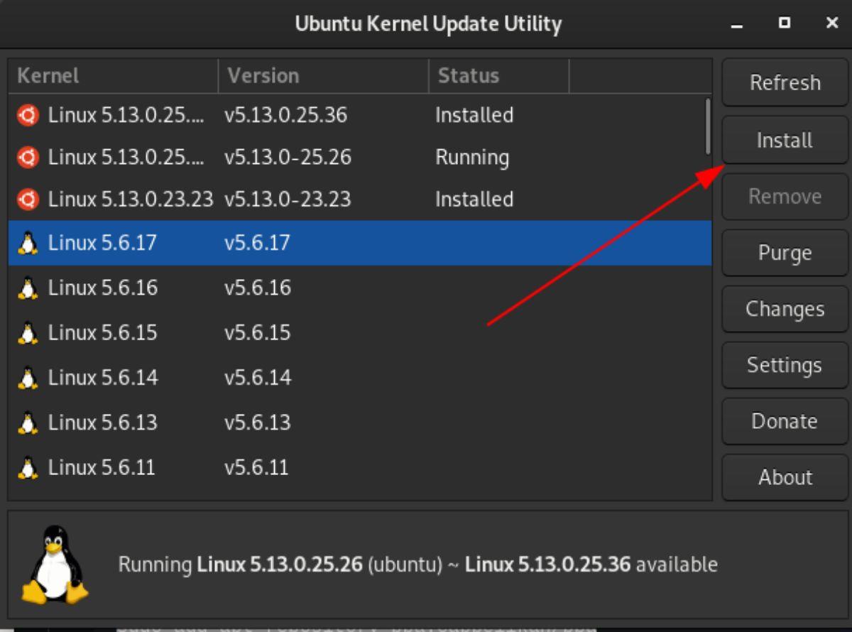 Cómo degradar el kernel de Ubuntu