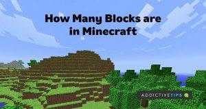Combien y a-t-il de blocs dans Minecraft ?