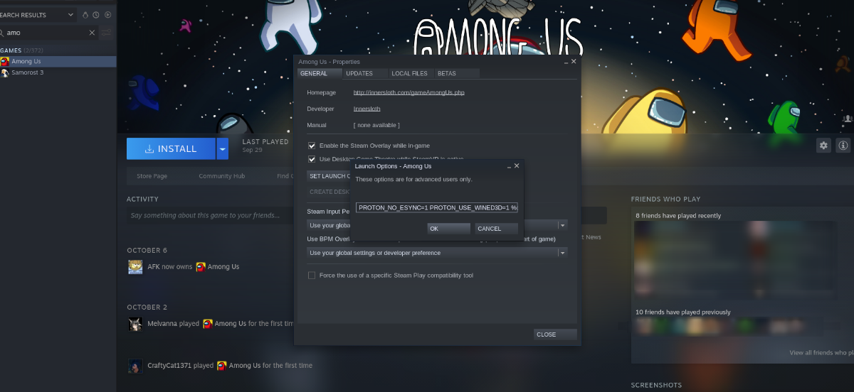 如何在 Linux 上玩《Among Us》