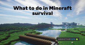 Was in Minecraft Survival zu tun ist: Dinge ohne Ressourcen geschehen lassen