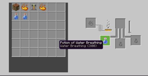 Come fare: Pozione per respirare lacqua di Minecraft