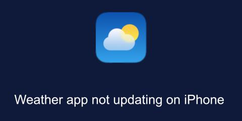 Cómo arreglar la aplicación Weather que no se actualiza en iPhone