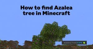 Como encontrar árvores de azaléia no Minecraft