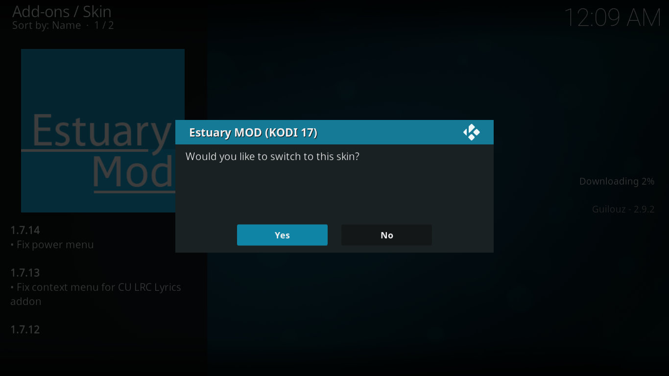 Como personalizar as opções do menu Kodi (alterar a aparência do menu)