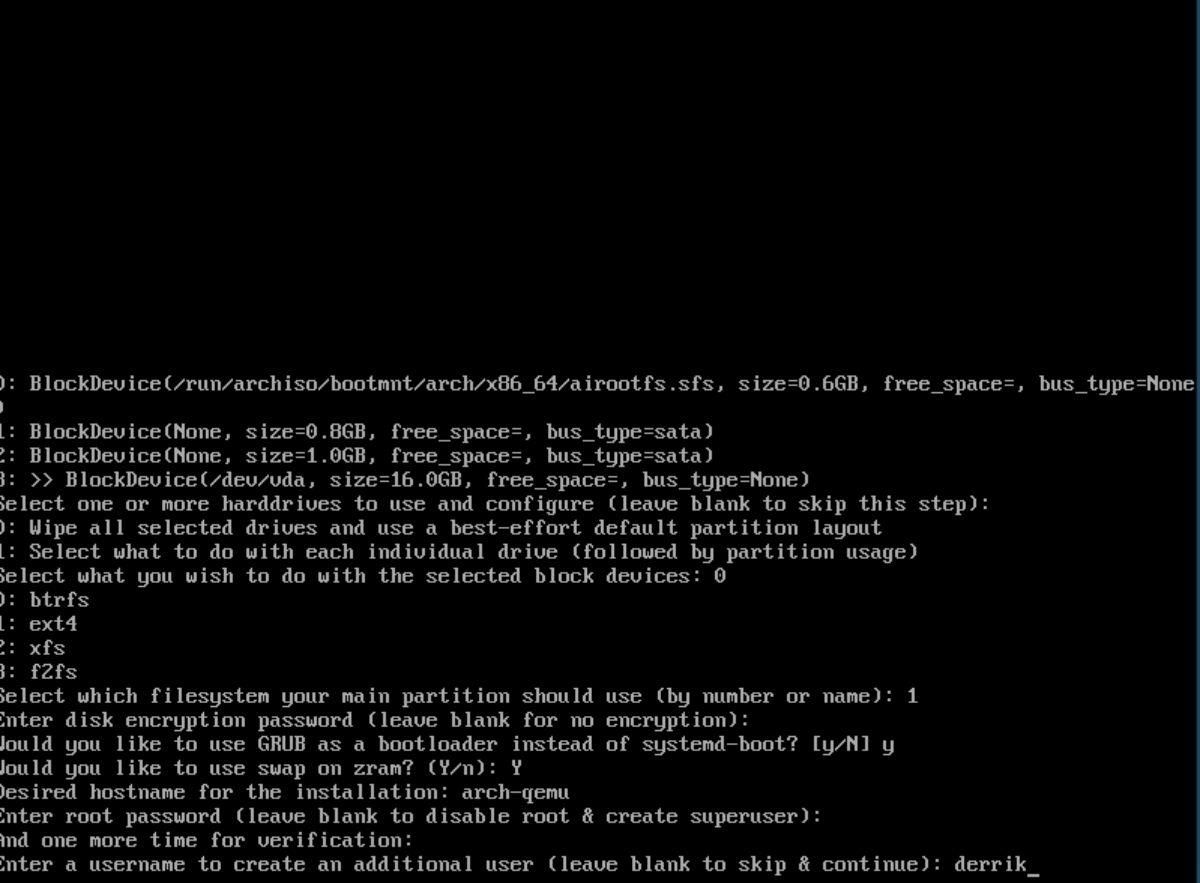 Linux'ta Archinstall nasıl kullanılır?