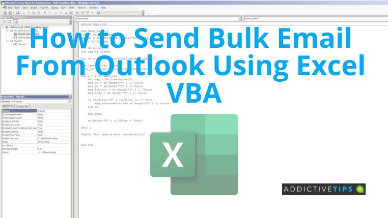 Cómo enviar correos electrónicos masivos desde Outlook usando Excel VBA
