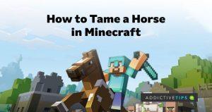 Jak oswoić konia w Minecraft