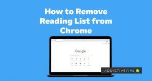 Como remover a lista de leitura do Chrome