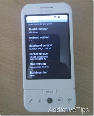 Nasıl Yapılır: CyanogenMod 6 Android 2.2 Froyo'yu HTC Dream G1'e Kurma