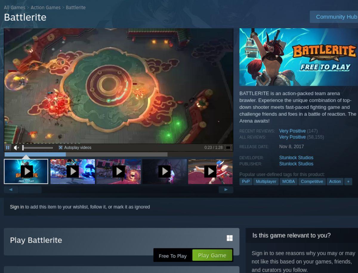 如何在 Linux 上玩 Battlerite