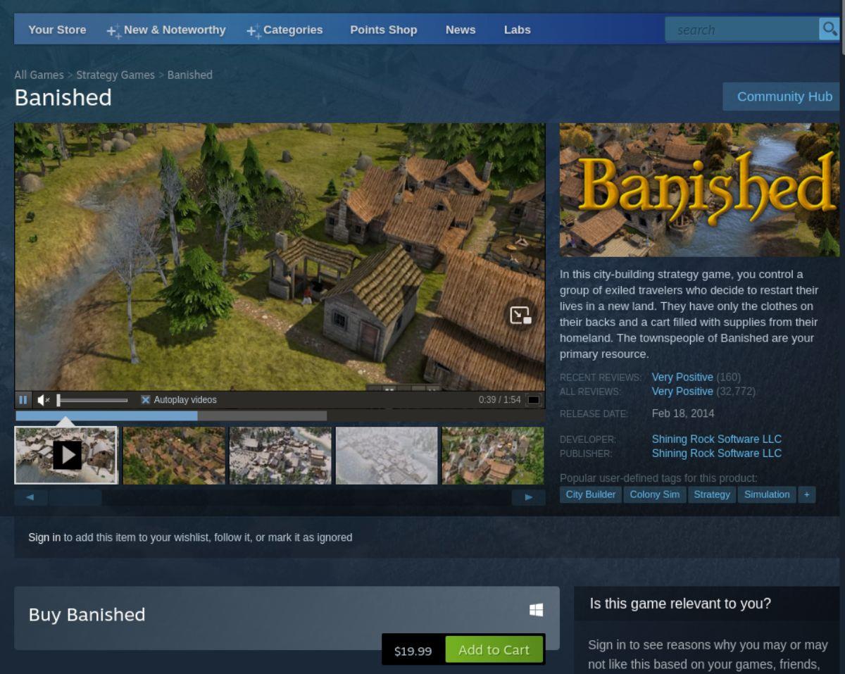 So spielt man Banished unter Linux