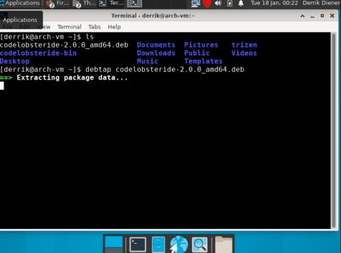 ติดตั้งแพ็คเกจ Debian บน Arch Linux ด้วย Debtap
