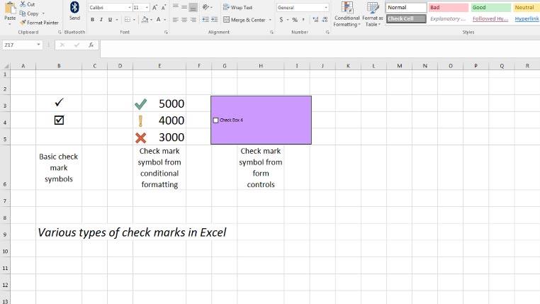 ¿Qué es una marca de verificación en Excel?  Todo lo que necesitas saber