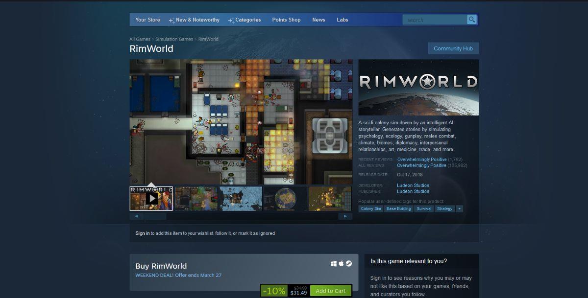 Como jogar RimWorld no Linux