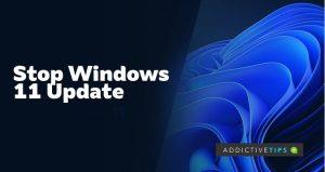 Como parar as atualizações automáticas no Windows 11