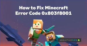Como corrigir o código de erro do Minecraft 0X803F8001: 5 correções fáceis