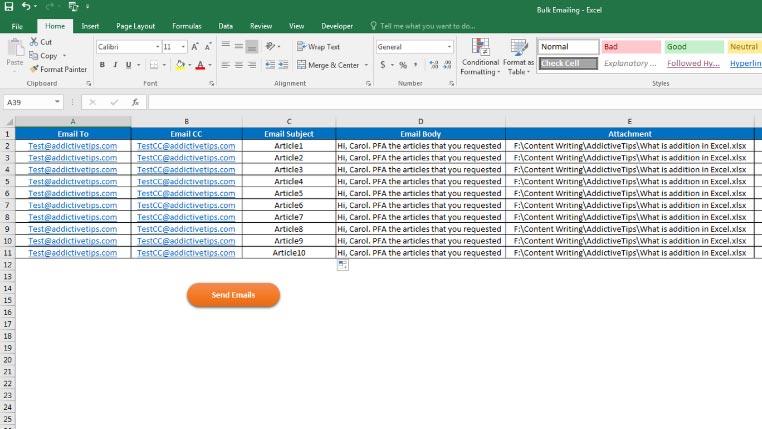 Cómo enviar correos electrónicos masivos desde Outlook usando Excel VBA
