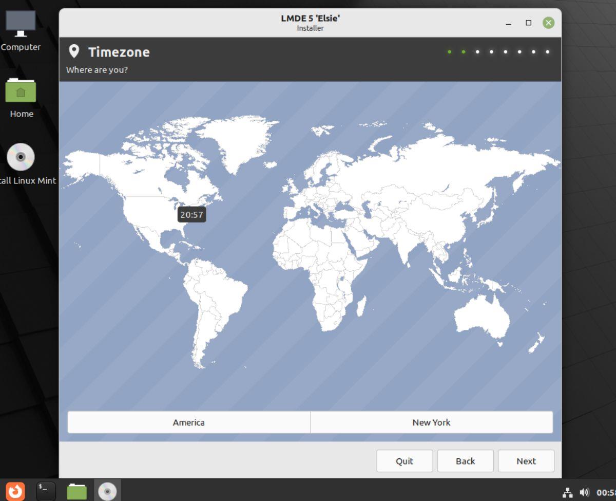 วิธีการติดตั้ง Linux Mint Debian รุ่น 5 “Elsie”