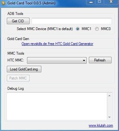 วิธีสร้างบัตรทองสำหรับ HTC Desire โดยไม่ต้องแก้ไข Hex