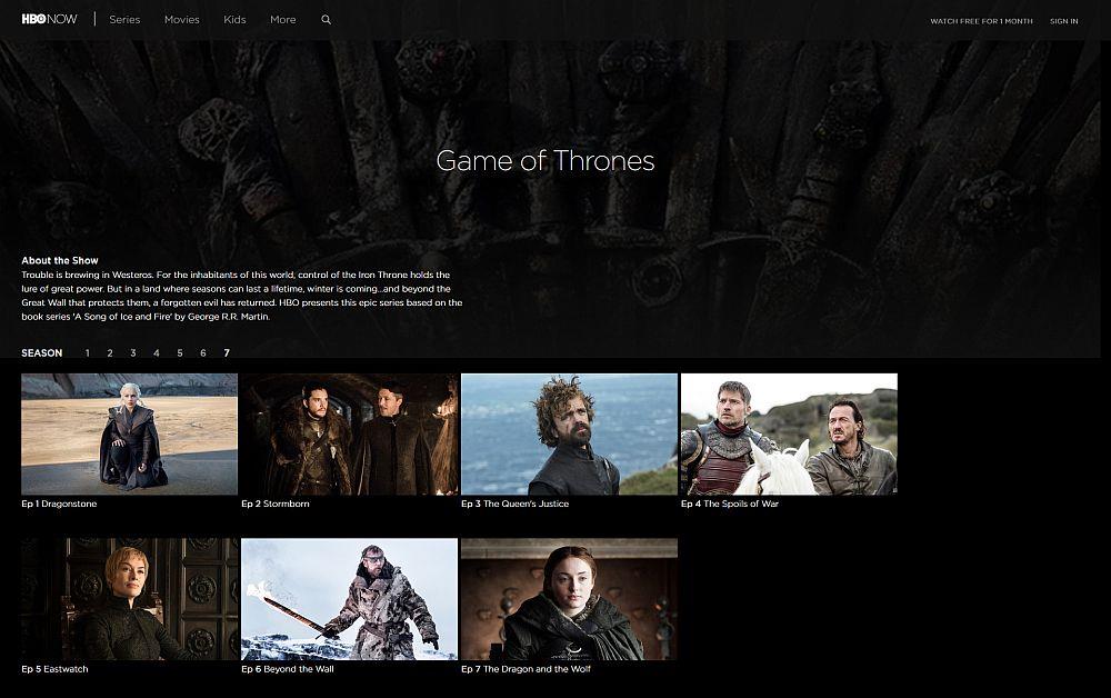 ¿Dónde puedo ver Game of Thrones en línea legalmente?  2022