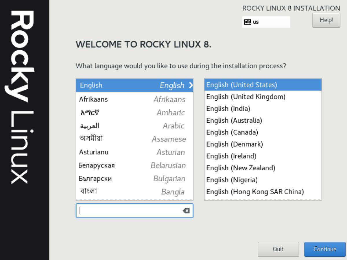 Como instalar o Rock Linux 8