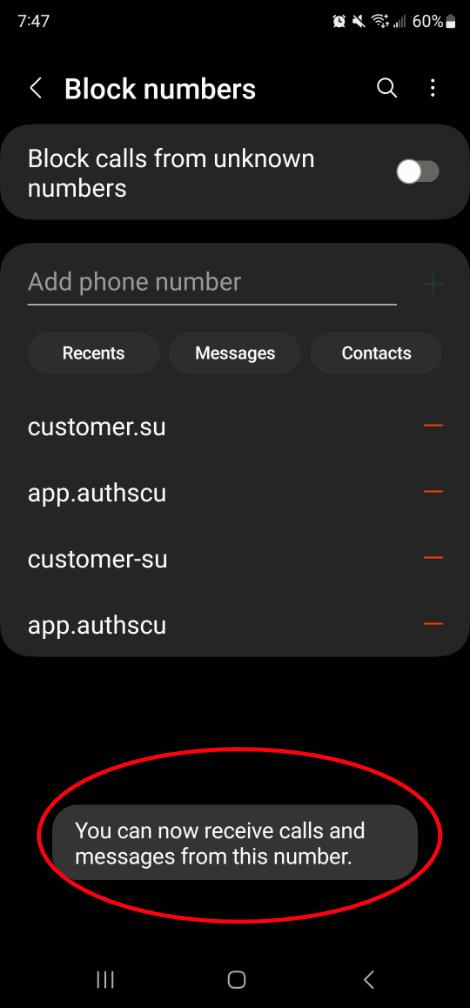 Come sbloccare un numero sui telefoni Android